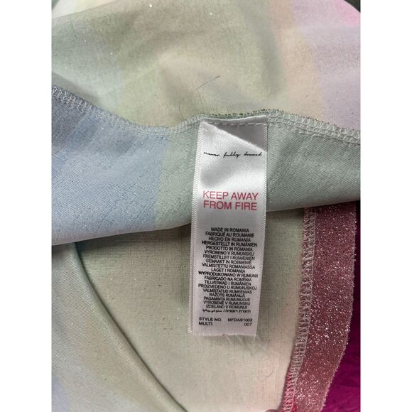 NWT Never Fully Dressed Women's Rainbow Mini Zsa Zsa Wrap Dress Size 4 - Picture 5 of 9